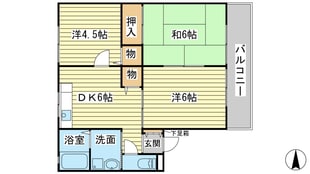 レトアさつき１の物件間取画像